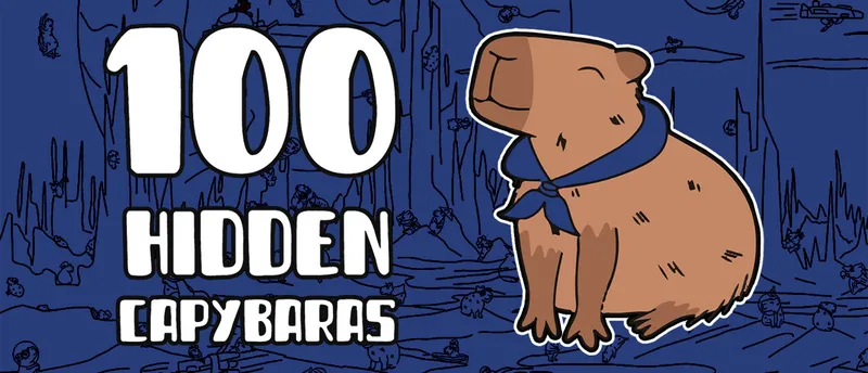 100 Hidden Capybaras