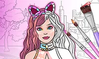 Dress Up Games & Coloring Book