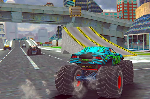 Monster Truck Stunts Free Jeep Racing Games