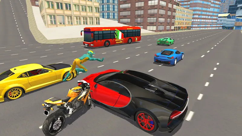 Hero Stunt Spider Bike Simulator 3d