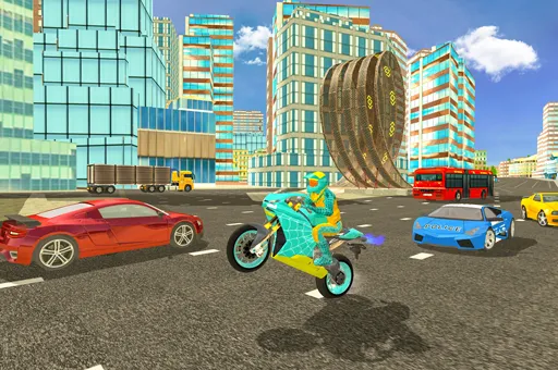 Hero Stunt Spider Bike Simulator 3d