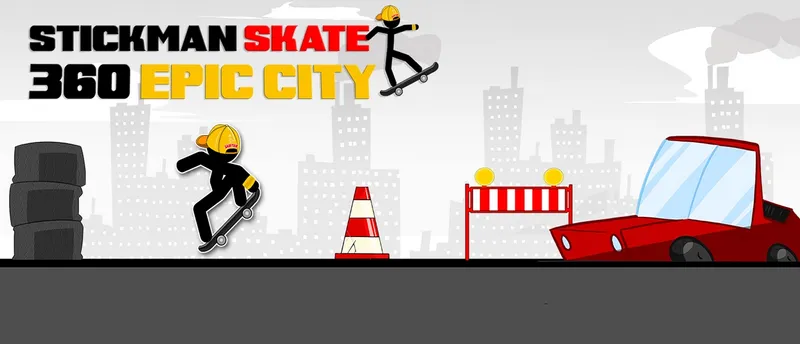 Stickman Skate 360 Epic City