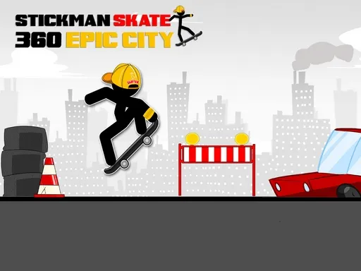 Stickman Skate 360 Epic City