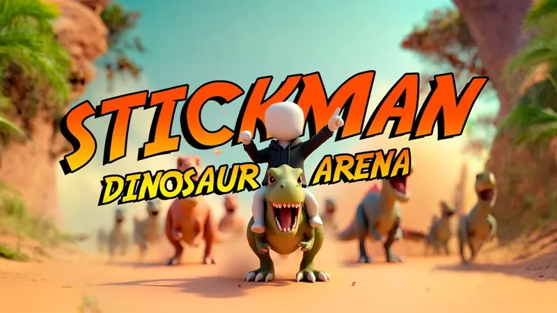 Stickman: Dinosaur arena