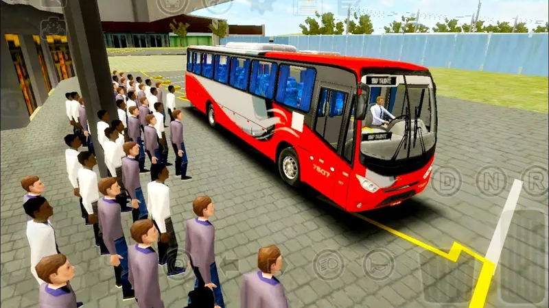 Football Players Bus Transport Simulation Game