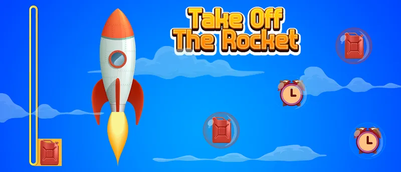 Take Off The Rocket and Collect The Coins