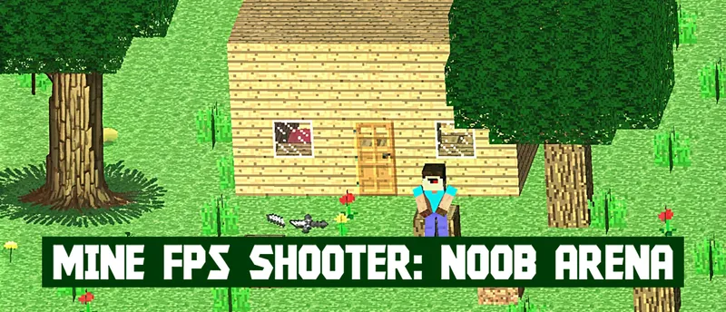 Mine FPS shooter: Noob Arena