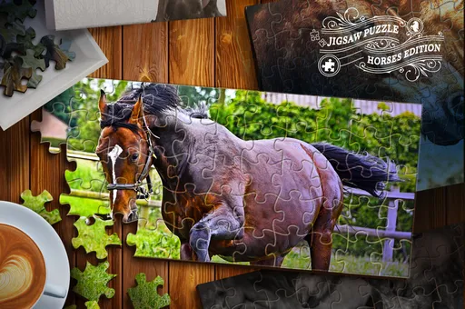 Jigsaw Puzzle Horses Edition