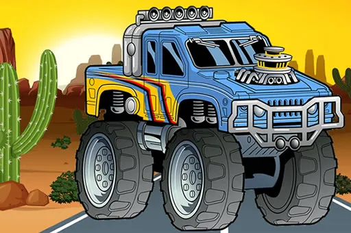 Crazy Monster Truck Jigsaw