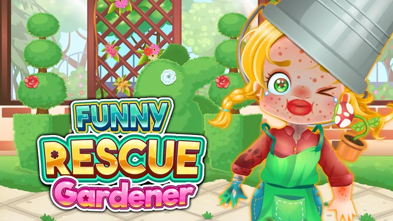 Funny Rescue Gardener