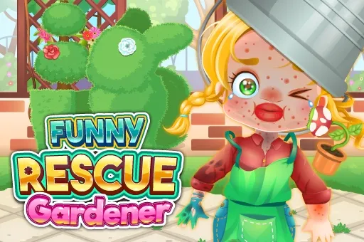 Funny Rescue Gardener