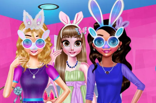 Funny Easter Girls