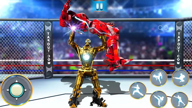 Robot Ring Fighting Wrestling Games