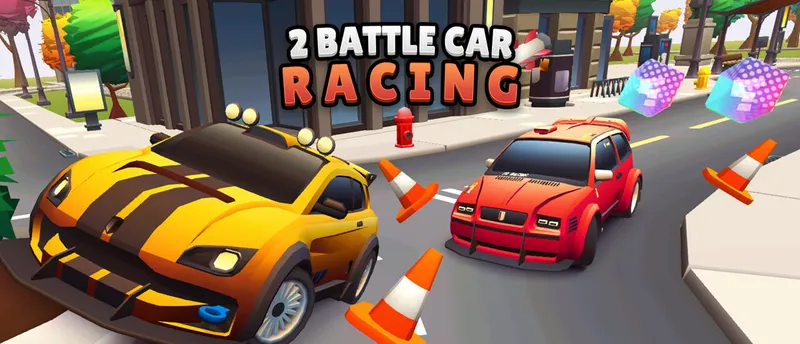 2 Player Battle Car Racing