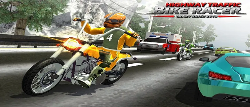  Highway Rider Bike Racing: Crazy Bike Traffic Race