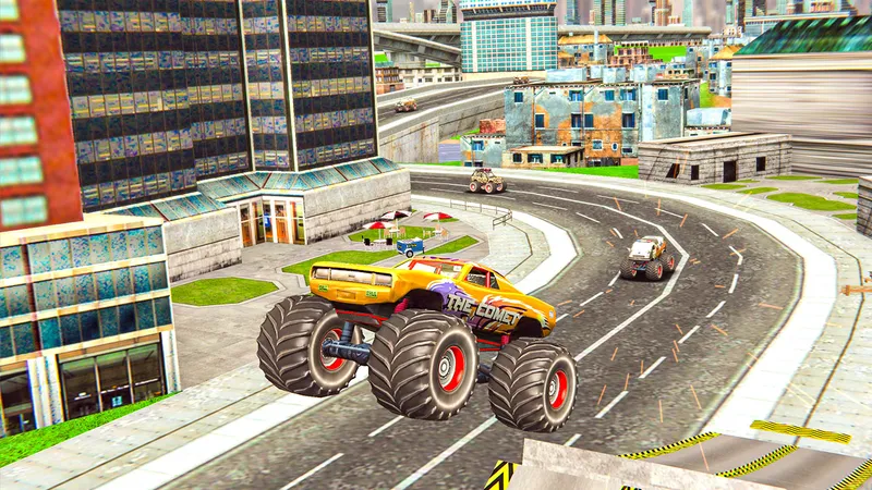 Monster Truck Stunt Driving Simulation