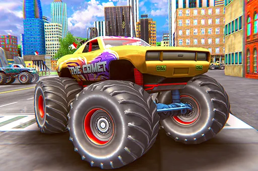 Monster Truck Stunt Driving Simulation