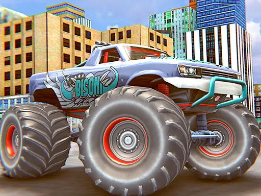 Monster Truck Stunt Driving Simulation