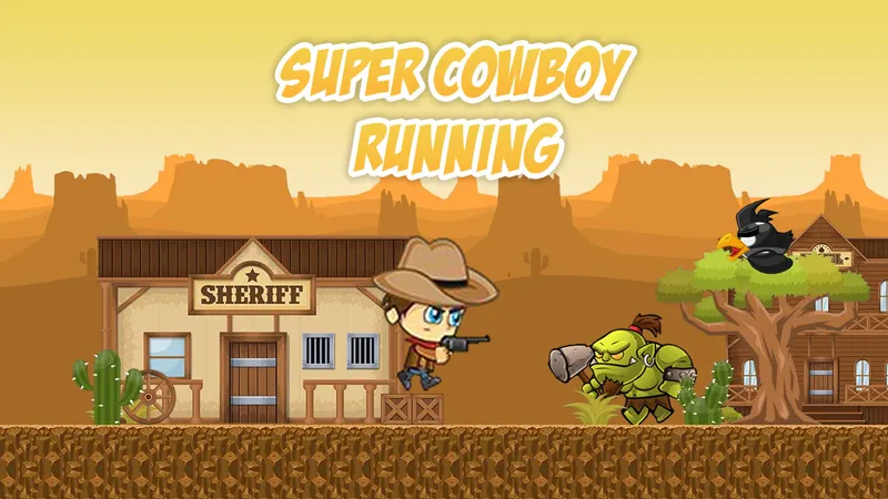 Super Cowboy Running