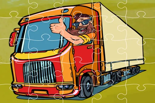 Semi Trucks Jigsaw