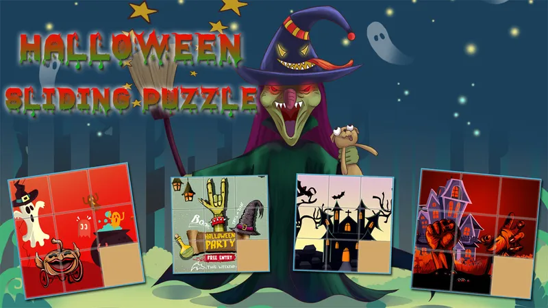 Halloween Sliding Puzzle