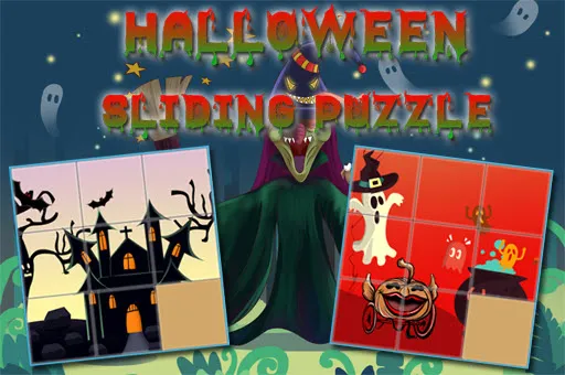 Halloween Sliding Puzzle