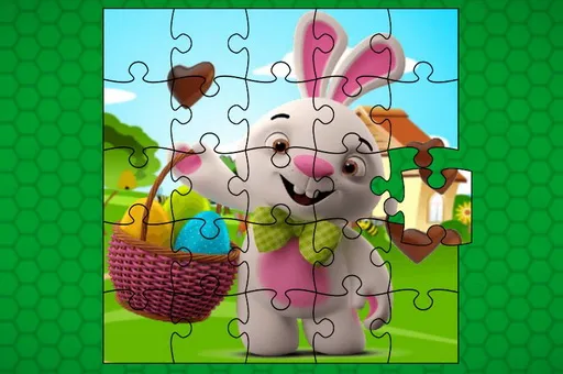 Easter Bunny Eggs Jigsaw