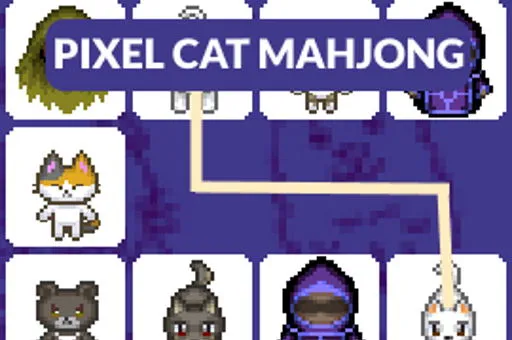 Pixel Cat Mahjong