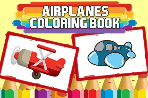 Airplanes Coloring Book