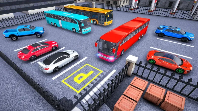 Modern Bus Parking Advance Bus Games