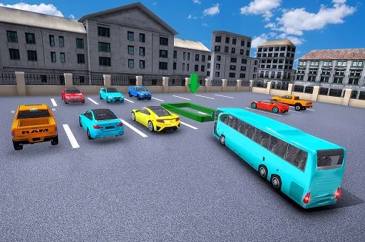 Modern Bus Parking Advance Bus Games