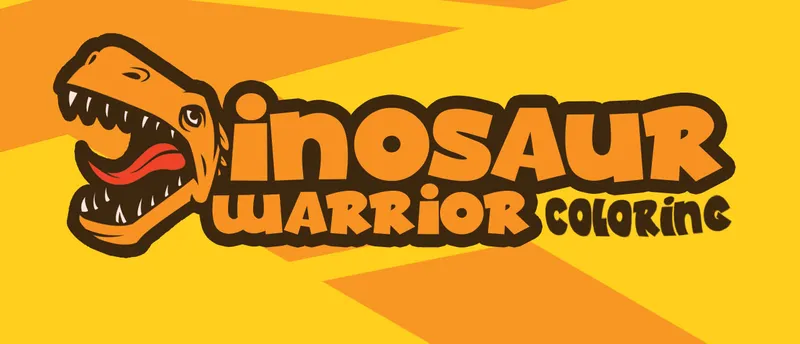 Dinosaur Warrior Coloring