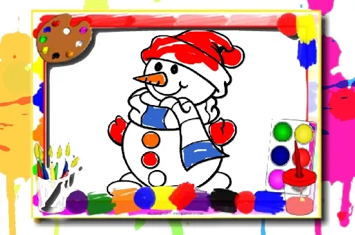 Winter Coloring Book