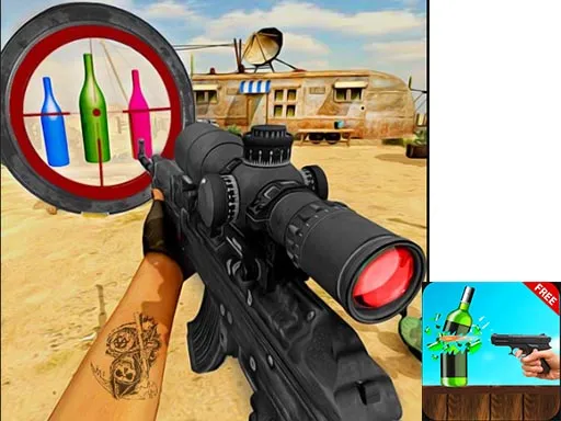 Sniper Bottle Shooting Game