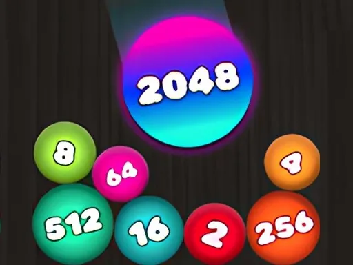 2048 Puzzle: Connect the Balls