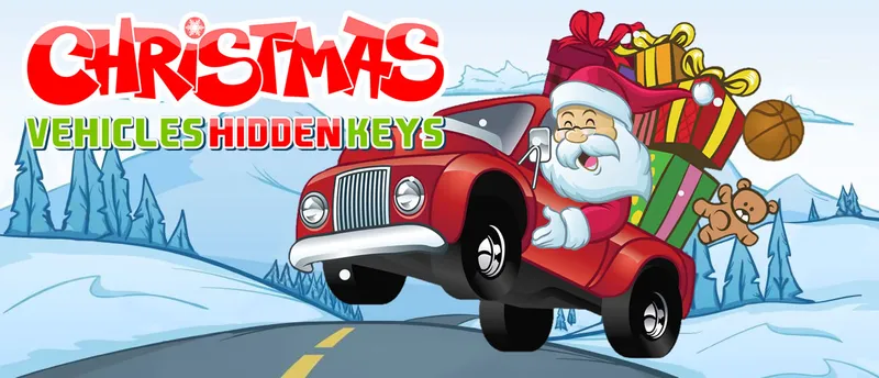 Christmas Vehicles Hidden Keys