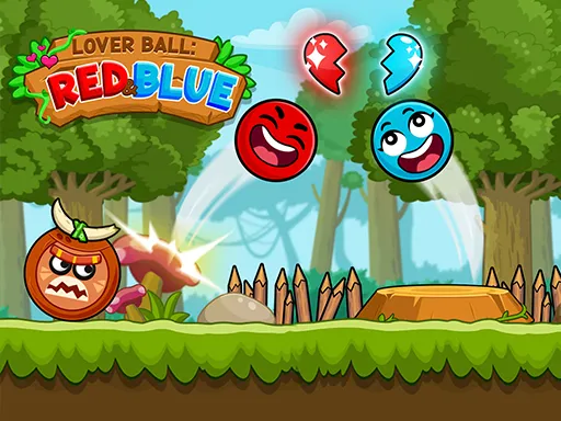 Red and Blue Ball Cupid love