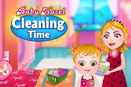 Baby Hazel Cleaning Time