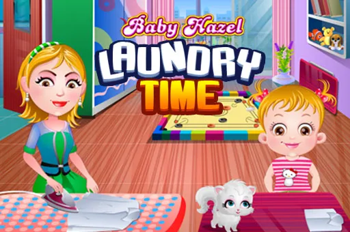 Baby Hazel Laundry Time