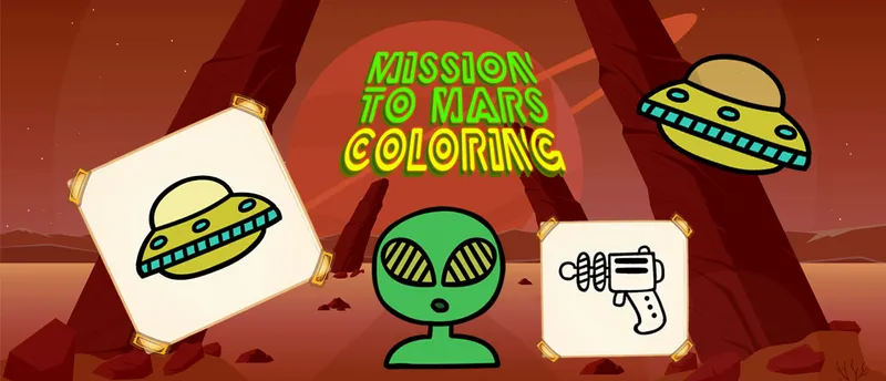 Mission to Mars Coloring