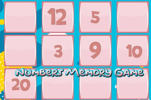 Memory Game With Numbers