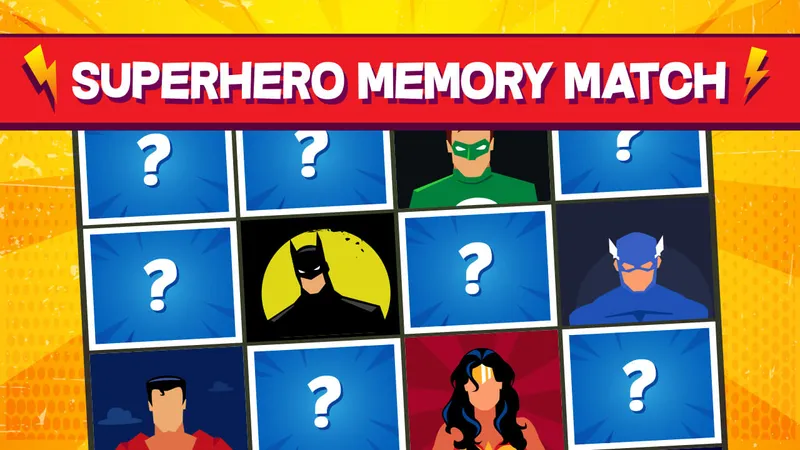 Superhero Memory Match