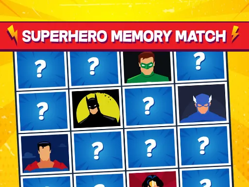 Superhero Memory Match