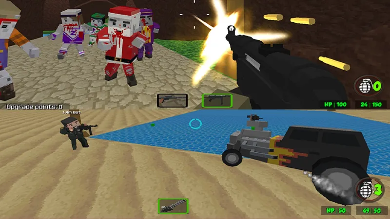 Blocky Combat Strike Zombie Survival 