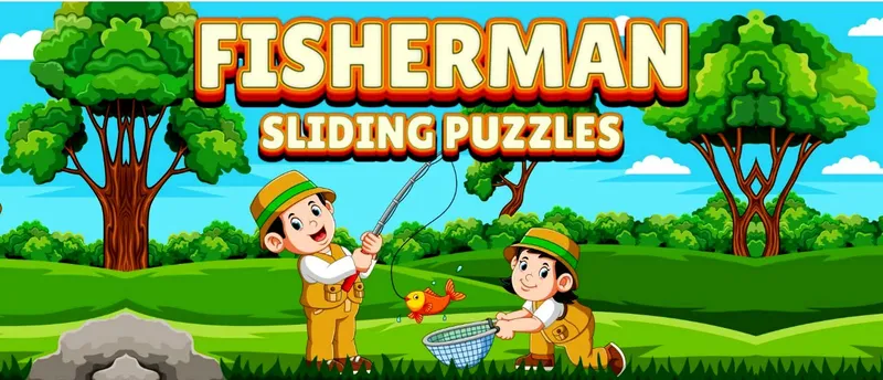 Fisherman Sliding Puzzles