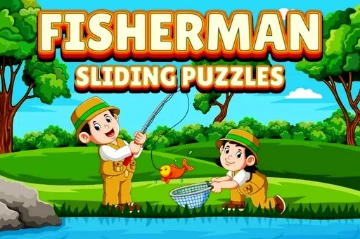 Fisherman Sliding Puzzles