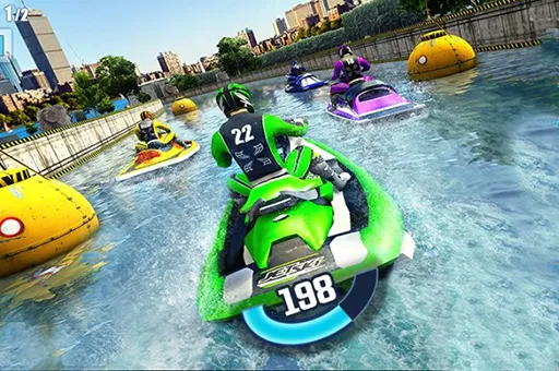 Jet Sky Water Boat Racing Game