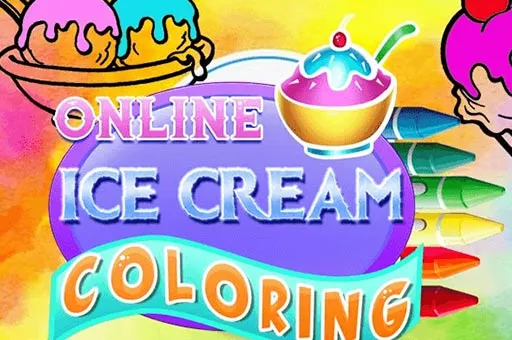 Online Ice Cream Coloring