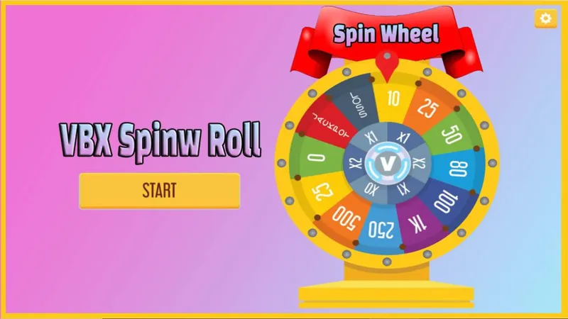 Random Spin Wheel Earn Vbucks