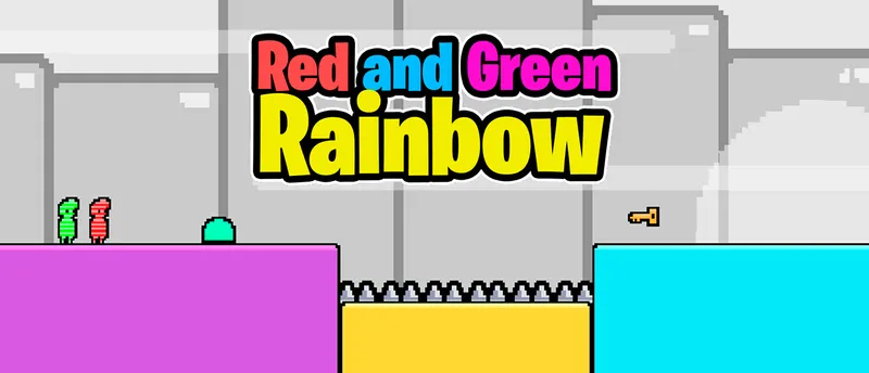 Red and Green Rainbow